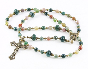 thumbnail to picture of Gemstone Rosary Beads
